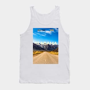 Alabama Travel Poster Tank Top